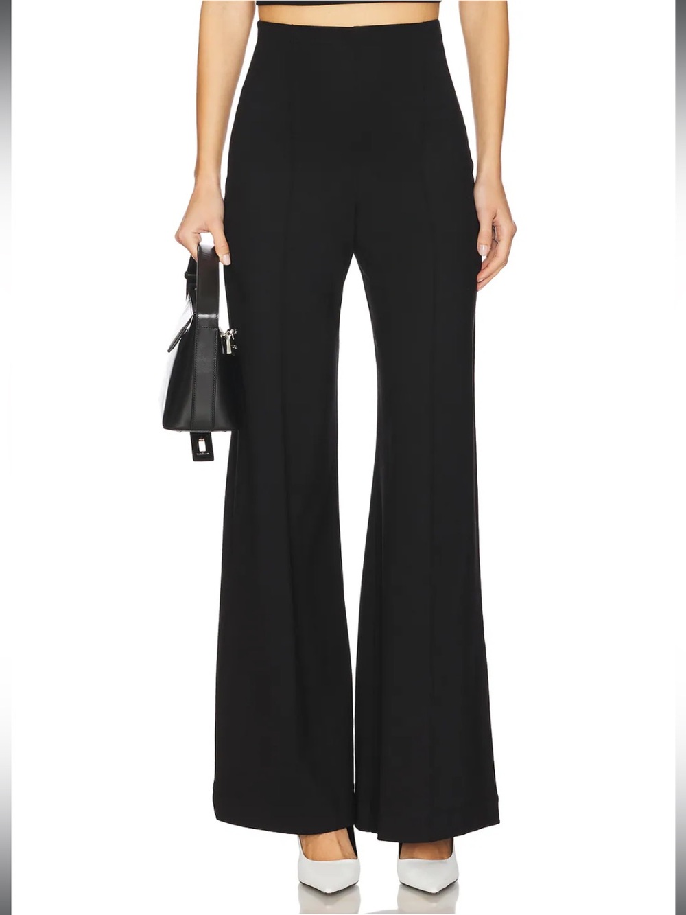 Wide Leg Women's Pants in Black